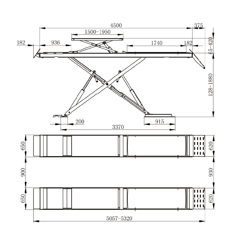 GeoLift GL4000 LP nůžkový zvedák - Image 2
