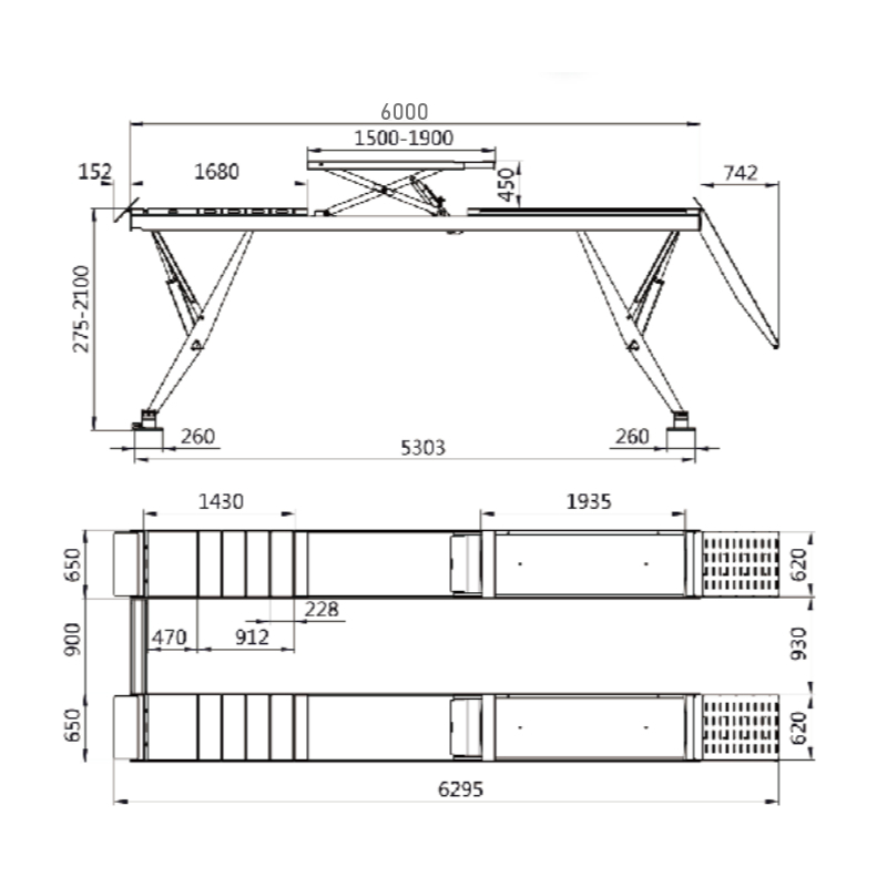 GeoLift GL6500 Y nůžkový zvedák - Image 2