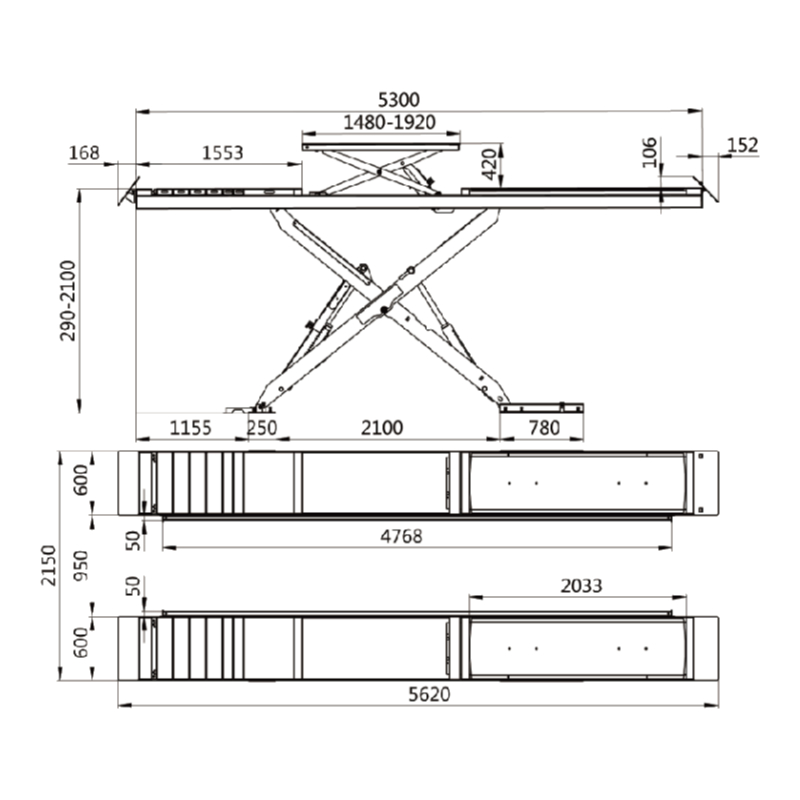 GeoLift GL5000 PD nůžkový zvedák - Image 2